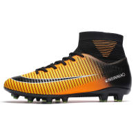 Zapatos De Fútbol Profesionales Para Hombres Antideslizantes En Campo De Grama Zapatillas De Fútbol Con Punta De Hierba TF Entrenamiento De Torsión De PTPP Material Superior PVC Suela De Goma - details 35