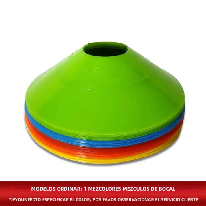 Juego De 10 Conos Cónicos Para Entrenamiento De Fútbol Para Niños Equipo Deportivo De Agilidad Y Evitación De Obstáculos Accesorios De Entrenamiento - 1
