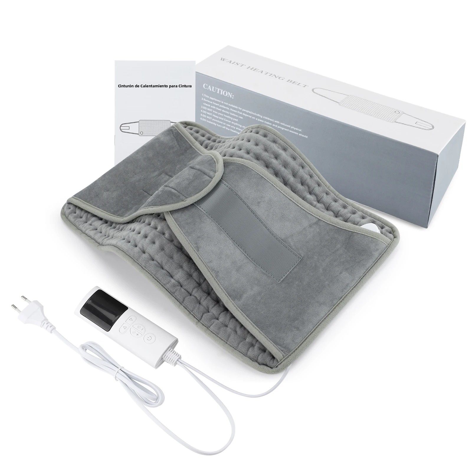 Almohadilla De Calor Eléctrica Multifuncional Para El Invierno Funda Calefactora Lavable Para Abdomen Espalda Cintura Alfombra Caliente Para Cama Sofá