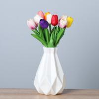 Vaso De Flores Moderno De Plástico Estilo Nórdico Imitación Cerámica Para Decoración Del Hogar Y Sala De Estar - details 7