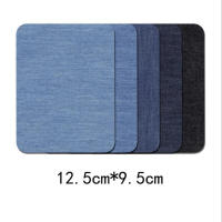 Juego De 5 Colores De Parches Adhesivos De Denim En Forma Oval Y Rectangular Para Manualidades Y Costura Accesorios Para Ropa - details 1