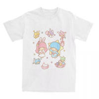 Camiseta De Algodón Little Twin Stars Y Amigos Para Hombres Y Mujeres Camiseta De Manga Corta Para El Verano Camiseta De Algodón Hip Hop - details 1