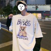 Camiseta De Hombre Con Estampado De Osito Basic Casual Manga Larga Top De Anime Falsa Dos Piezas Camisetas Para La Vida Diaria Verano Polyester Sin Capucha - details 5