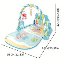 Juguete De Fitness Para Bebés 0-1 Años Pedal De Piano Musical Equipo De Ejercicio Cama Campana Juguete Pedal De Piano Para Recién Nacidos - details 12