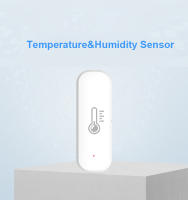 Sensor De Temperatura Y Humedad Zigbee Inteligente Para Interior Compatible Con Alexa Y Google Home Monitorización Para El Hogar - details 0