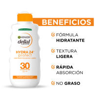 Garnier Delial Hydra 24H Protect Leche Protectora Rostro y Cuerpo Alta Protección SPF 30, Piel Suave e Hidratada 200ml - details 1