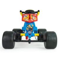 INJUSA - Go Kart Infantil a Pedales Special | Kart para Niños de 2 a 4 Años | Asiento con Respaldo | Piñón Fijo | Ruedas Anchas de Plástico | Chasis Metálico | Decoración de La Patrulla Canina | Licencia Oficial Paw Patrol | Color Azul y Rojo - details 0