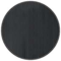vidaXL Alfombra redonda bambú 100 cm Color Negro,  Natural,  Marrón y mas Alfombras de área  Alfombra de Piso para Sala de Estar Dormitorio Habitación Salón - details 0