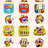 Juguetes Sensoriales Para Bebés 7 En 1 Sortidor De Formas Con Cuerda De Pulir Juguete Educativo Montessori Para Niños De 1 a 3 Años - details 4