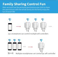 Enchufe Inteligente WiFi Tuya 16A Con Monitor De Energía Y Control Remoto Por App Y Voz Compatible Con Alexa Y Google Home Plataforma Europea - details 4