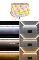 Tiras LED COB Inteligentes 12W/M Alta Brillo WiFi Dual Blanco Para Decoración De Habitaciones Compatible Con Alexa Tuya 24V - details 7