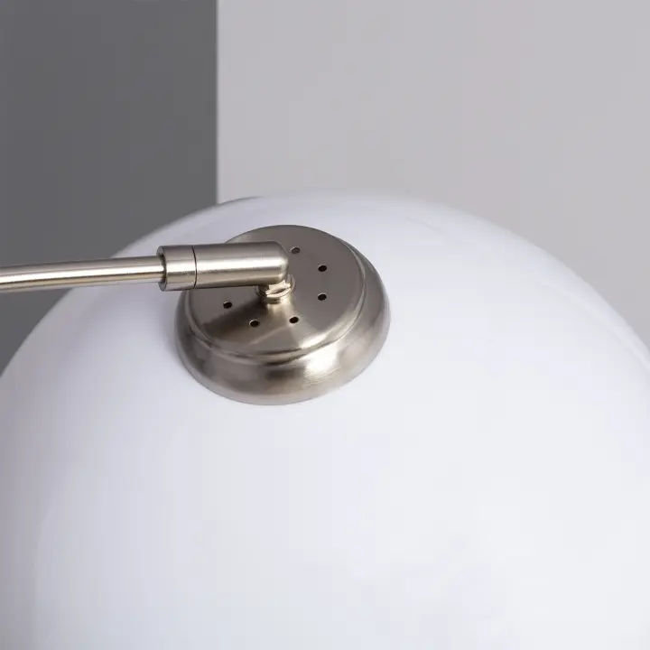 Ledkia Lámpara de Pie Gebogen - Diseño Elegante y Regulable en Altura para Interiores - 1