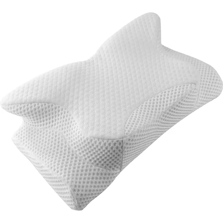 Almohada de Espuma Viscoelástica SANDALFON para Dormir de Lado y de Espalda con Soporte Óptimo para la Cabeza - 1