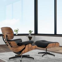 EU Stock TY307 Classic Recliner Light Acid Branch Armchair Black Cowhide Black Big Head Foot Deck Chair 360° Swivel Lounge Chair Furniture Genuine Leather Recliner Chair Modern Lounge Chair with Ottoman for Home Living Room Office (Black) - details 11