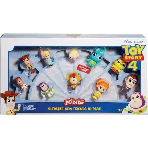 Mini Figuras Básicas Toy Story 4 Pack de 10 amiguitos de Los Personajes de La Película - 1