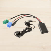 Módulo Bluetooth Para Coche Con Entrada AUX in Adaptador De Música MP3 Handsfree Mini ISO 6Pin Y Cable AUX Para Renault Megane Scenic - details 0