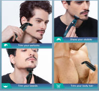 VGR Razor Máquina De Afeitar Eléctrica Profesional Para Hombres Impermeable Con Trimmer De Barba 2 En 1 Recargable V-393 - details 6