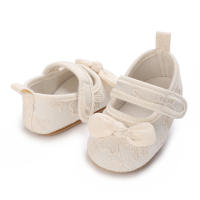 Zapatos De Princesa Para Bebé Niña Con Cordones Y Aros Antideslizantes Suela Suave Para Cama Ropa De Bebé 0-18 Meses - details 23