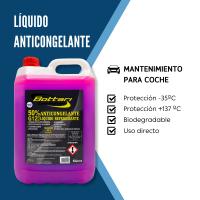Banner - Anticongelante liquido refrigerante 5 Litros rosa 50% G12 Plus