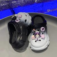 Sandalias De Verano Para Niñas Sanrio Kuromi Corte Transpirables Cómodas Y Moda Suaves Para Exterior Playa Casual Tallas Trueñas - details 9