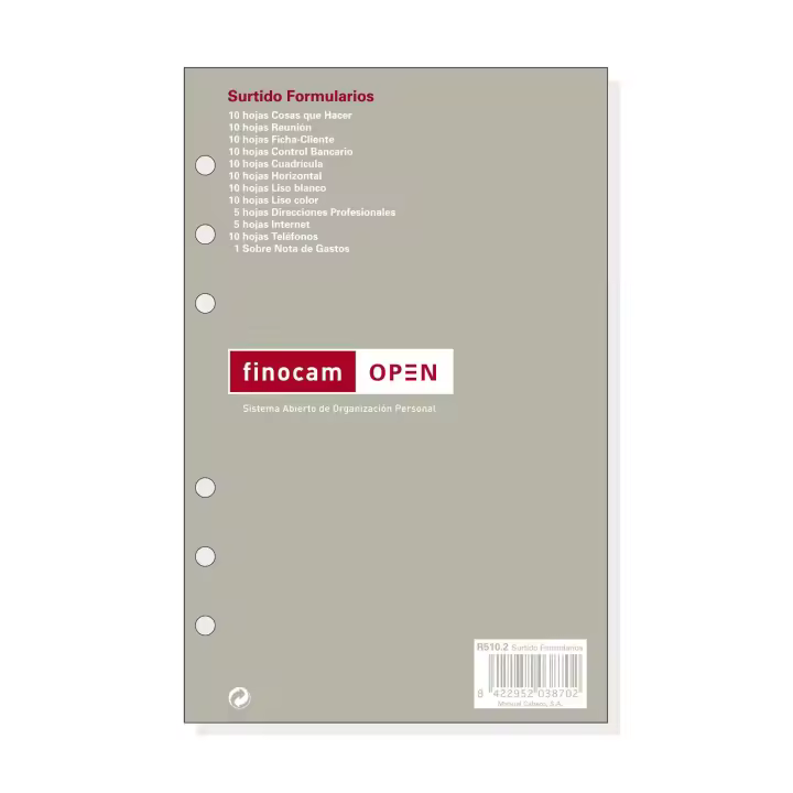 Finocam - RECAMBIO SURTIDO FORMULARIOS OPEN Catalán - 1