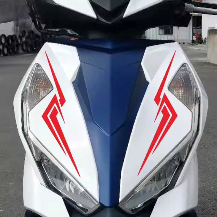 Pegatinas De Motocicleta Estilo Deportivo Para Honda NX125 Decoración De Vinilo Impermeable Para Frontera De Motocicleta Y Scooter DIY - 1