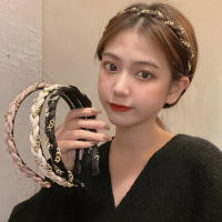 Nueva Diadema Para Mujer Con Cadena Y Borde Delgado Elegante Accesorio De Pelo De Moda Decorativo Unisex Para Todas Las Estaciones - details 0