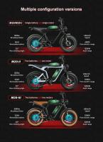 Samebike M20-III M20-II 1000W * 2 motores Dobles 2000W 48V 32ah velocidad Máxima 60 km/h neumáticos de 20 pulgadas duración 220km Pantalla LCD de Bicicleta Eléctrica - details 3