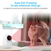 Cámara Inteligente WiFi Tuya Para Mascotas 4K 8MP HD Vídeo Visión Nocturna Alarma AI Mini Cámara De Seguridad Doméstica Para Perros Gatos Y Bebés - details 1