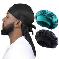 Pañuelo De Cabeza Largo Para Hombres Y Mujeres 2/3PCS Durag De Seda Tapabocas De Noche Estilo Pirata Bufanda De Sueño Unisex Bandana Turbante Hijab Multifuncional Para Todas Las Estaciones - details 16