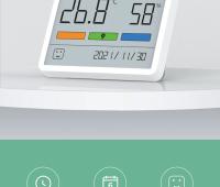 Xiaomi DUKA Atuman Medidor De Temperatura Y Humedad Digital LCD Reloj Estación Meteorológica Interior Exterior Sensor De Clima - details 1
