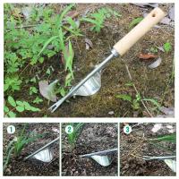 Tools De Jardín Manual Remover De Malas Hierbas Con Palo Largo Y Abrazadera V Uso En Aire Libre Rastrillo Para Raizalizar Plantas En Tierra - details 5