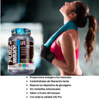 LIFE PRO NUTRITION PURE WAXY! 2KG - Carbohidratos alto valor Glucémico - Digestión lenta - Recuperación muscular prolongada - details 2