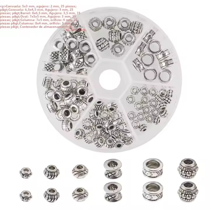 120pcs Perlas De Gato En 3 Colores Tibetanos Cabezas De Animal Metálicas Para Joyería De Pulsera Collar Y Aretes - 1