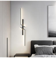Lámpara De Pared LED Minimalista Moderna En Blanco Y Negro Para Decoración Interior Iluminación Dual Para Sala De Estar Y Dormitorio - details 2