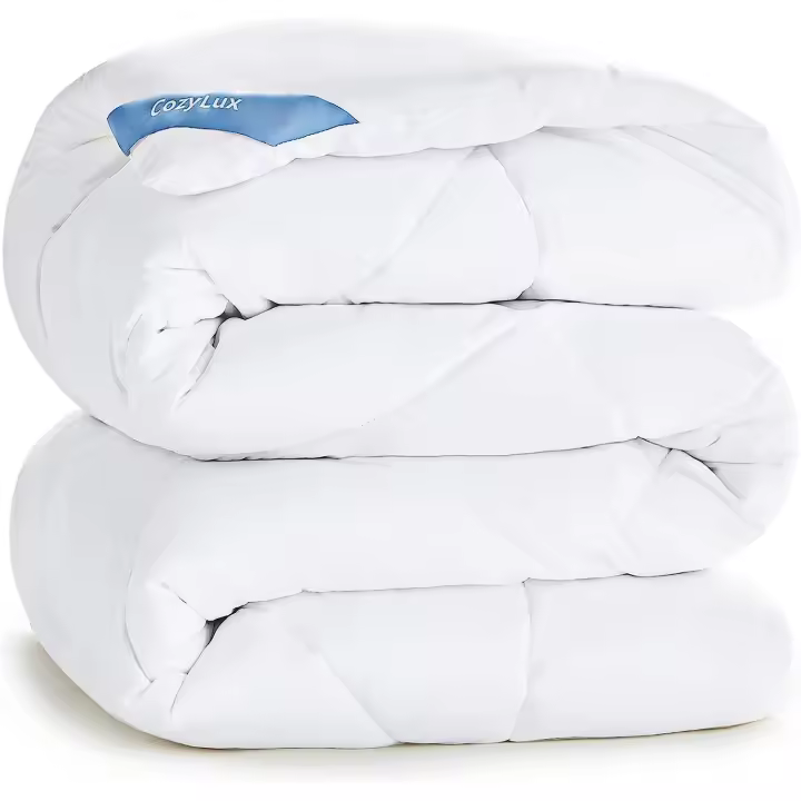 Edredón Cama 80 Entretiempo, Relleno Nórdico 140x200 cm de Fibra 300 gr/m², Edredon Nordico Infantil Cama 80x190, Ligero, Suave, Transpirable para Otoño e Invierno (Verde Salvia) - 1