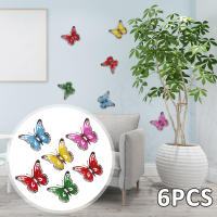 6Pcs Decoración De Pared De Mariposa De Hierro Fundido Simulación Adorno Insecto Para Jardín Arte Metal Colgante Para Vallas Exterior Campana Del Viento - details 0