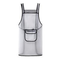 Delantal De Cocina Impermeable Y Transparente Resistente Al Aceite Para Hombres Y Mujeres Accesorios De Hornear Para BBQ Restaurante Café Delantal Sin Mangas De Algodón - details 11