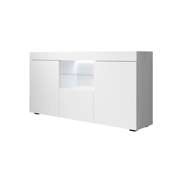 MB Muebles Bonitos - Aparador de salón con LED, 135x73x34cm, Más Colores, Modelo Sefora - 1