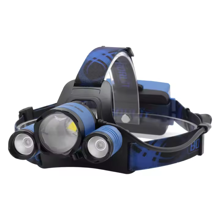 BORUiT Linterna Frontal LED Recargable 5000LM Para Pesca Camping Caza Bicicleta Subida Montaña Luz Portátil Antigua Con Ángulo De Haz De 180° - 1