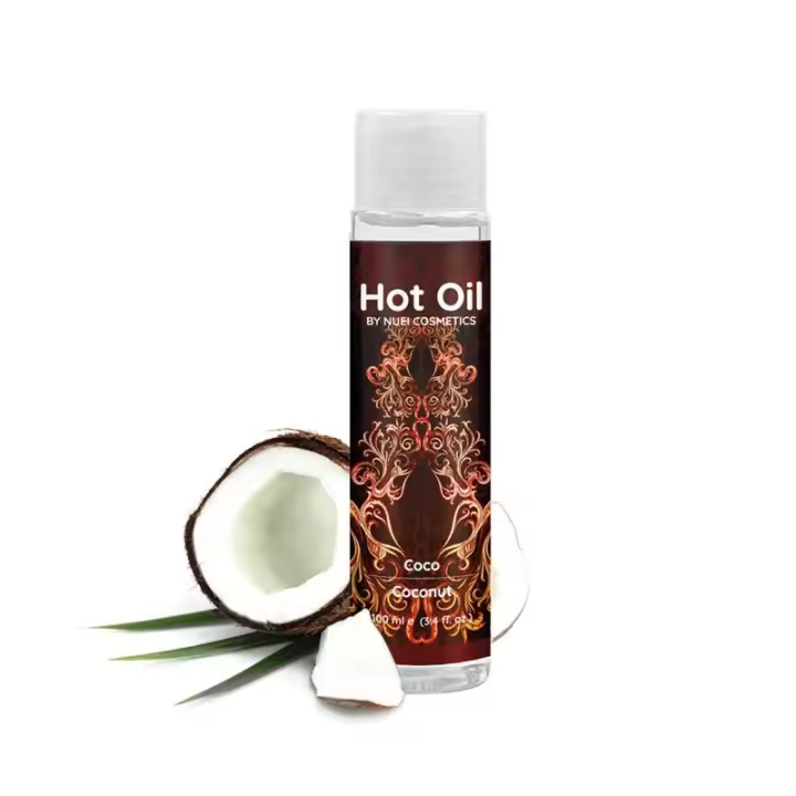 Nuei Aceite Hot Oil Efecto Calor Coco 100 ml - 1