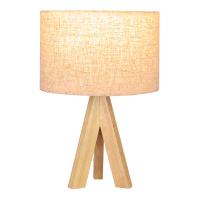EDM Lámpara de mesa E27 de madera y tela - Iluminación EDM - 32160  Iluminación - details 1