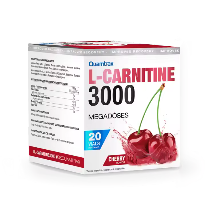Carnitina 3000 20 Viales 25ml - Quamtrax - 1