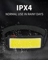 Linterna Frontal LED COB Super Brillante Recargable Por USB Con 3 Modos Lámpara De Cabeza Para Camping Y Senderismo - details 2