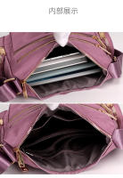 Bolso De Hombro Para Mujer Impermeable De Nylon Bolso Cruzado Estilo Casual Con Bolsillo Interior Y Cierre De Cremallera - details 10