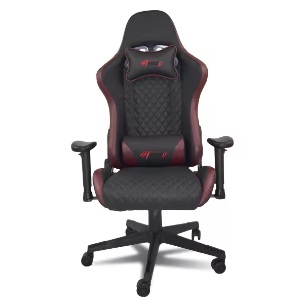 Silla Gaming Ergonómica Reclinable con Cojín Lumbar y Cervical | Altura Ajustable, Reposabrazos Ajustables, Ruedas 360° , | Ideal para Oficina, Escritorio, Teletrabajo, Estudio, Juego, Ordenador - 1