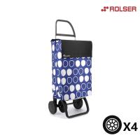 STARLEY-Carro de compra con 4 ruedas y cuerpo de aluminio, 43 litros, ROLSER, Dimensiones Abierto 4 Ruedas: 390 x 470 x 925 mm. Dimensiones Plegado: 390 x 215 x 1050 mm. - details 6