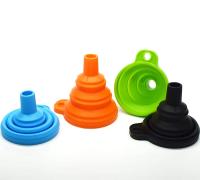 Funel De Silicona Ecológica Para Rellenar Botellas De Cocina Funel Colapsable Pequeño Para Líquidos Polvo - details 1