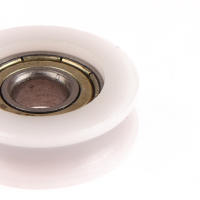 Rueda De Deslizamiento Para Puerta Y Ventana 626 Pulley Con Eje De 6*22*7MM Rueda Plana Ranura U Nylon Material De Inyección - details 6
