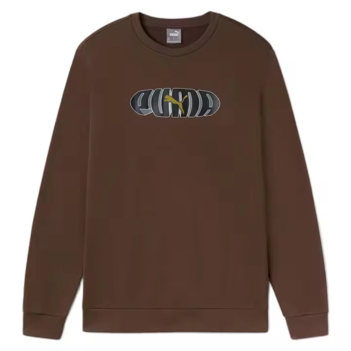 Sudaderas marca Puma modelo 686891-65 para unisex en color marrón - 1